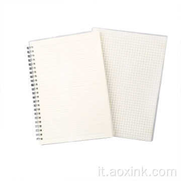 PP Copertura glassata Eye-Protection Spiral Grid Lines Notebook
